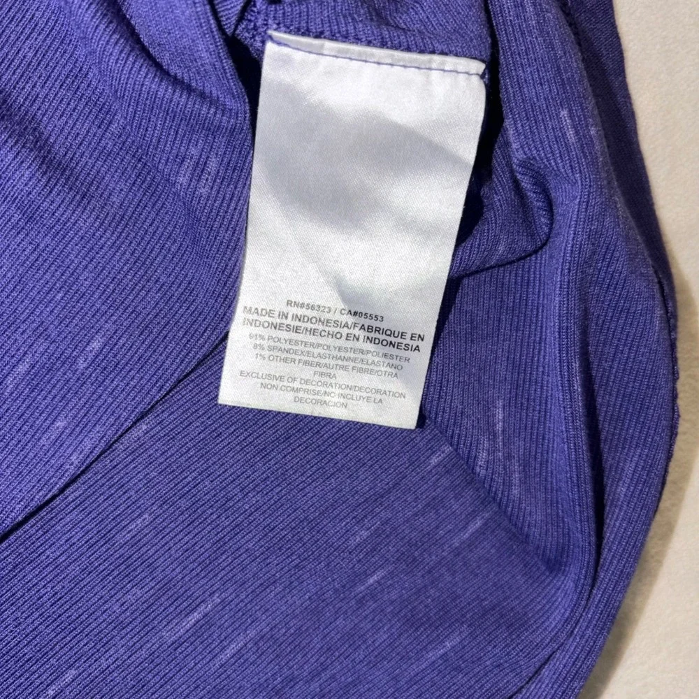 Nike LSU Tigers Womens Purple Dri-FIT Quarter Zip Pullover Shirt Small 34678X